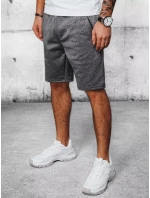 Pánské tmavě šedé teplákové šortky FashionStreet SX2190
