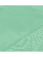 Tenká krátká dámská tepláková mikina v mátové barvě (8B938-61)