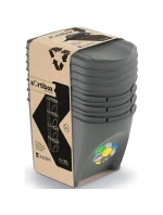 Odpadkové koše 25 l sortibox set4 ks šedý kámen dětské