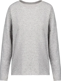 Kariban K 471 Dámská oversize mikina 20.K471 light grey heather