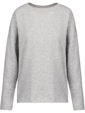 Kariban K 471 Dámská oversize mikina 20.K471 light grey heather Kariban K 471 Dámská oversize mikina 20.K471 light grey heather