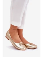 Elegantní Dámské Baletky S Dekorací Vinceza 62206 Zlaté Elegantní Dámské Baletky S Dekorací Vinceza 62206 Zlaté