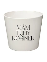 MÁM TUHÝ KOŘÍNEK - malý květináč 