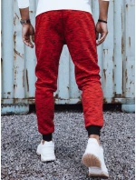 Pánské tepláky červené FashionStreet UX4442