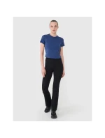 Dámské žebrované tričko 4F 4FRSS25TTSHF2696-31S