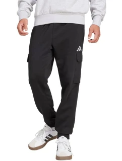 Pánské kalhoty adidas Essentials Feelcozy Fleece Cargo black JE3820