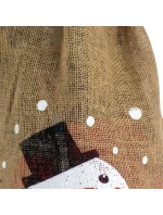 JUTOVÝ DÁRKOVÝ PYTEL 70X50CM SNĚHULÁK