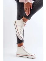 Dámské vysoké tenisky Big Star NN274276 bílé