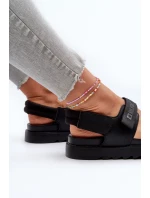 Dámské sandály na platformě Big Star NN274750 černé