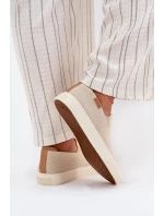 Dámské slip-on tenisky Big Star – béžové