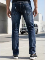 FashionStreet pánské tmavě modré kalhoty UX3810