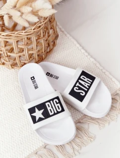 Dětské letní pantofle Big Star - bílé