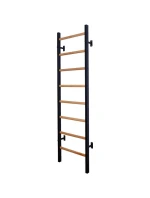 DŘEVĚNÝ KOVOVÝ GYMNASTICKÝ ŽEBŘÍK SE 4 DRŽADLY BENCHK 200B