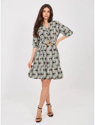 Šaty D74516M30485B černé Šaty D74516M30485B černé