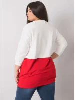 Mikina RV BL 6845.51P bílá a červená