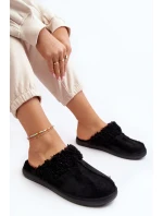 Inblu Dámské zateplené pantofle EK000010 Černé Inblu Dámské zateplené pantofle EK000010 Černé