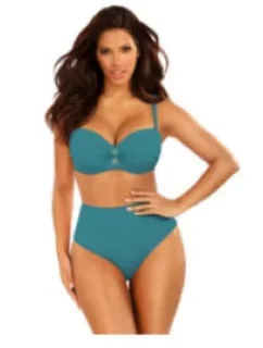 Dámské dvojdílné plavky New Trends 20 - S730D8 - 10 tyrkysová - Self