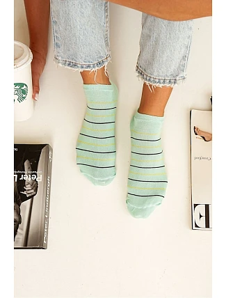 Dámské tenké pruhované ponožky 1146.071