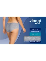 Dámské kalhotky Basic+ Midi - GREY COMBINATION - šedá M013 - SLOGGI