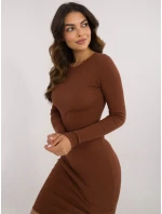 Šaty RV SK 5131.18P tmavě hnědé