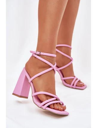 Sandály na podpatku  model 213922 Step in style