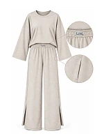 Pyžamo Luna 1312 dlouhé rukávy, velikosti S–2XL, béžové Pyžamo Luna 1312 dlouhé rukávy, velikosti S–2XL, béžové