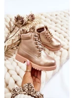 Dětské boty traperky zateplené Champagne Dexter