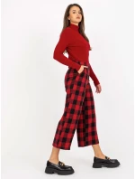 Kalhoty LK SP 509097.20P černo-červené