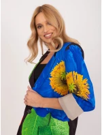 Dámské sako DHJ MA 18525 19.12x Černá mix vzor - FPrice Dámské sako DHJ MA 18525 19.12x Černá mix vzor - FPrice