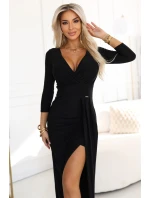 Dámské šaty 404-13 Černá - NUMOCO Dámské šaty 404-13 Černá - NUMOCO