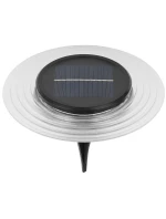 SOLÁRNÍ DISKOVÉ SVĚTLO 28 LED PRO MONTÁŽ NA ZEM NEBO NA STĚNU