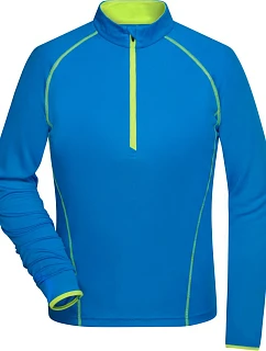 Daiber JN 497 Dámské funkční tričko s dlouhým rukávem 02.0497 bright blue/bright yellow