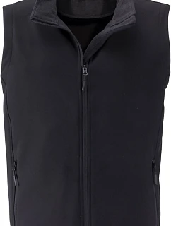 Daiber JN 1128 Pánská 2-vrstvá promo softshellová vesta 02.1128 black/black