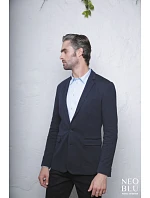NEOBLU Marcel Men Pánský piqué blejzr 24.3169 grey melange NEOBLU Marcel Men Pánský piqué blejzr 24.3169 grey melange
