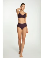 Tmavě švestkový jednoduchý maxi spodní díl - Julimex