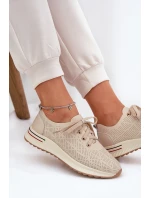 Dámské Kožené Lehká Polobotky Artiker 54C1759 Béžové