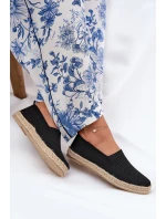 Dámské Espadrilky S Pletením Vinceza 13624 Černé