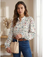 Košile LK KS 509972.96 bílo-modrá