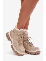 Dámské zateplené trapery Lee Cooper – béžové