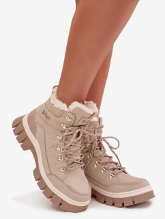 Dámské zateplené trapery Lee Cooper – béžové