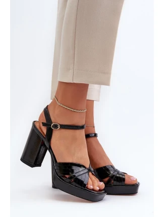 Sandály na podpatku  model 195543 Step in style