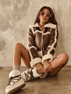 Dámské zateplené sněhule Bežové Rohes