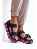 Dámské sandály na platformě Lee Cooper LCW-24-05-2753L Černé