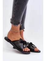 Dámské sandály z ekokože Big Star NN274066 Černé