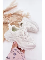 Sportovní Boty Sneakers Dětské Bílé Tilvianea