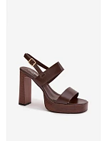 Sandály na podpatku  model 226115 Step in style