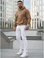 Pánská klokaní mikina s kapucí camel FashionStreet BX5951