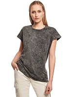Build your Brand BY 053 Dámské tričko "Acid Wash" 56.0053 grey black Build your Brand BY 053 Dámské tričko "Acid Wash" 56.0053 grey black
