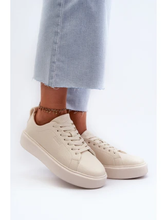 Lehké dámské tenisky Big Star NN274321 Memory Foam System Beige