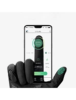 Cyklistické rukavice Rockbros jaro/léto/podzim, plné, velikost: XL- černé